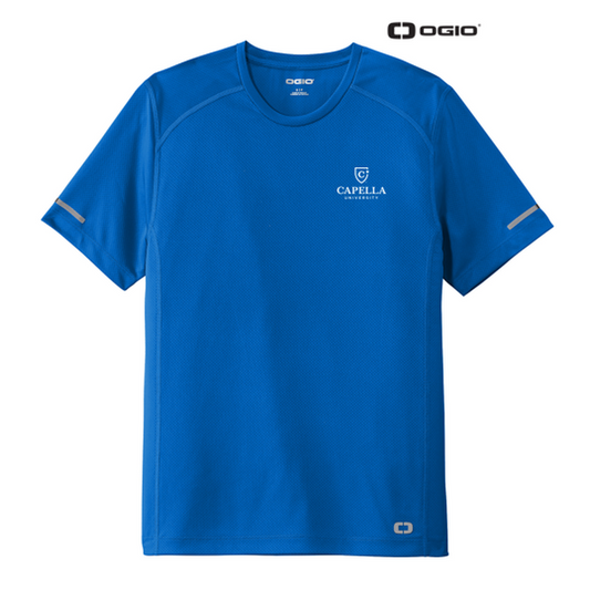 NEW CAPELLA OGIO ® ENDURANCE Level Mesh Tee-Electric Blue