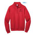 CAPELLA Port & Company ® Core Fleece 1/4-Zip Pullover Sweatshirt-RED