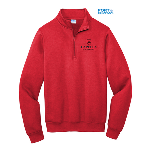CAPELLA Port & Company ® Core Fleece 1/4-Zip Pullover Sweatshirt