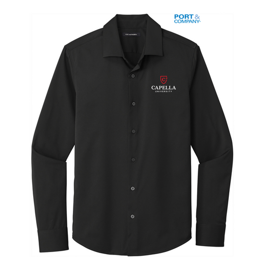 NEW CAPELLA Port Authority ® City Stretch Shirt- Black