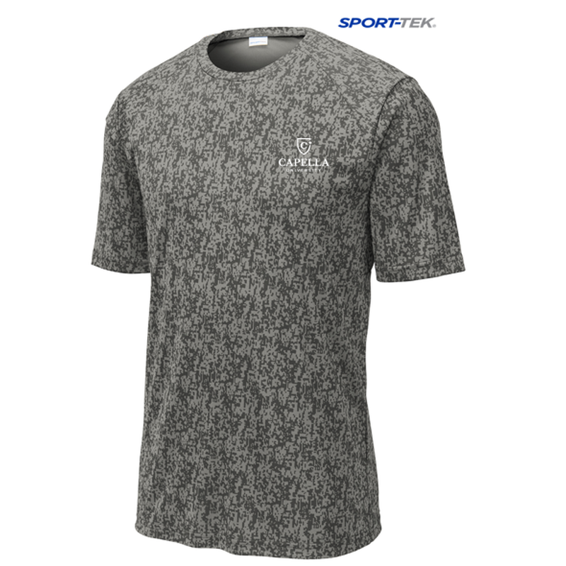CAPELLA Sport-Tek ® Digi Camo Tee - Storm Grey