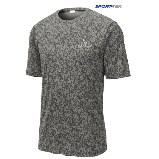 NEW CAPELLA Sport-Tek ® Digi Camo Tee - Storm Grey