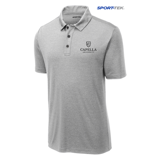 NEW CAPELLA Sport-Tek ® Endeavor Polo-Light Grey Heather