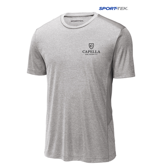 NEW CAPELLA Sport-Tek ® Endeavor Tee - Light Grey Heather/ Light Grey