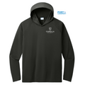 CAPELLA Port & Company® Performance Pullover Hooded Tee - Jet Black