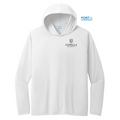 CAPELLA Port & Company® Performance Pullover Hooded Tee - White