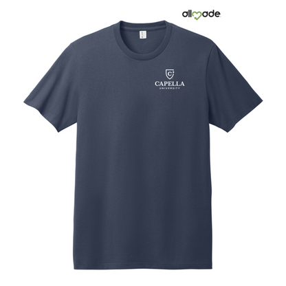 NEW CAPELLA Allmade® Unisex Heavyweight Recycled Cotton Tee - Night Sky Navy