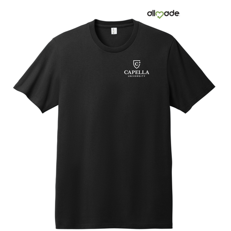 CAPELLA Allmade® Unisex Heavyweight Recycled Cotton Tee - Black