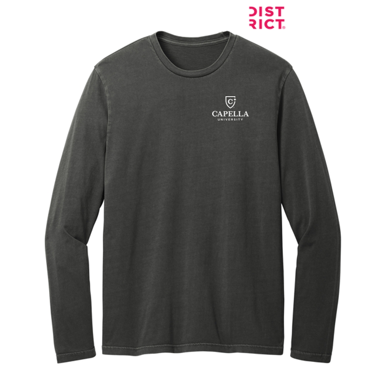 NEW CAPELLA District Wash™ Long Sleeve Tee - Black