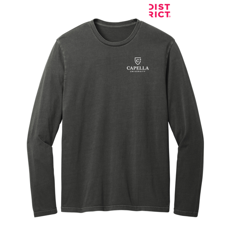 CAPELLA District Wash™ Long Sleeve Tee - Black