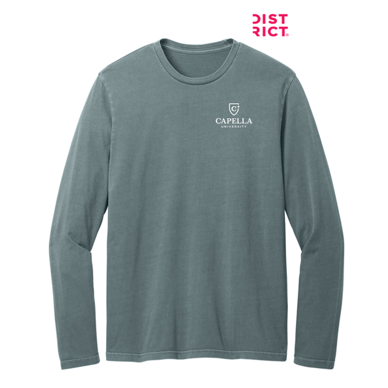 NEW CAPELLA District Wash™ Long Sleeve Tee - Deep Steel Blue