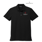 CAPELLA Mercer+Mettle™ Stretch Pique Polo - Deep Black