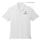 CAPELLA Port Authority® City Stretch Flat Knit Polo - White