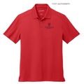 CAPELLA Port Authority® City Stretch Flat Knit Polo - Engine Red