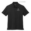 CAPELLA Port Authority® City Stretch Flat Knit Polo - Black