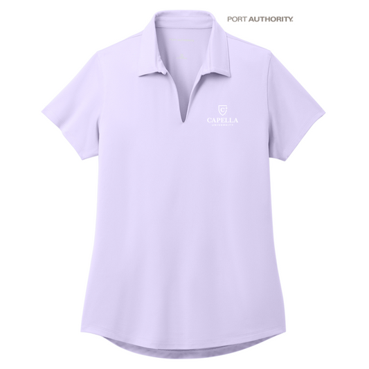 NEW CAPELLA Port Authority® Ladies City Stretch Polo - Bright Lavender