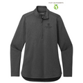 CAPELLA Port Authority® Ladies C-FREE® Double Knit 1/4-Zip - Grey Steel Heather