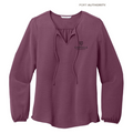 CAPELLA Port Authority® Ladies Textured Crepe Blouse
