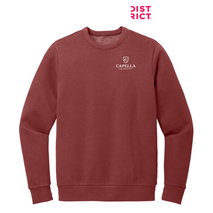 CAPELLA District Wash™ Fleece Crew - Garnet