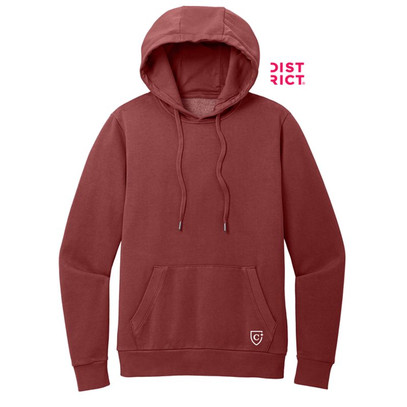 CAPELLA District Wash™ Fleece Hoodie - GARNET