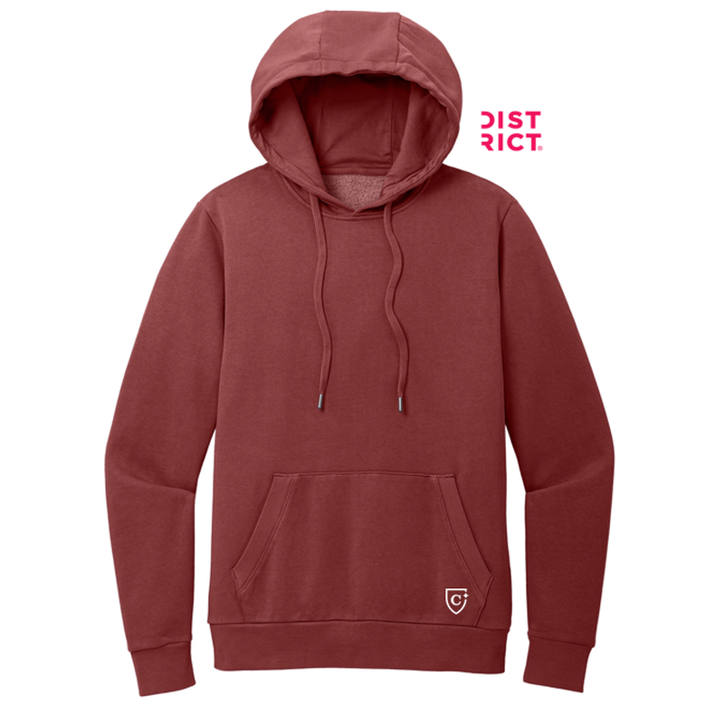 NEW CAPELLA District Wash™ Fleece Hoodie - GARNET