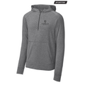 CAPELLA Sport-Tek® Sport-Wick® Stretch 1/2-Zip Hoodie - Charcoal Grey Heather