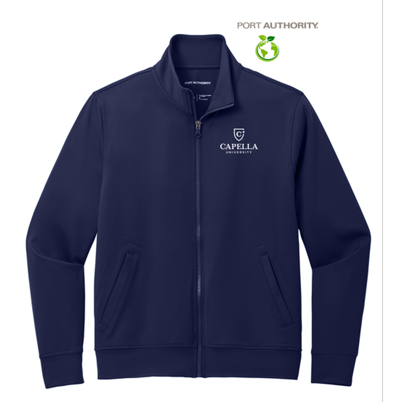 CAPELLA Port Authority® C-FREE® Double Knit Full-Zip - True Navy