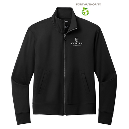 CAPELLA Port Authority® Ladies C-FREE® Double Knit Full-Zip - Black