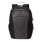 CAPELLA Port Authority® Transport Backpack - Dark Charcoal/Black