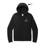 CAPELLA Nike Ladies Club Fleece Sleeve Swoosh Full-Zip Hoodie - Black