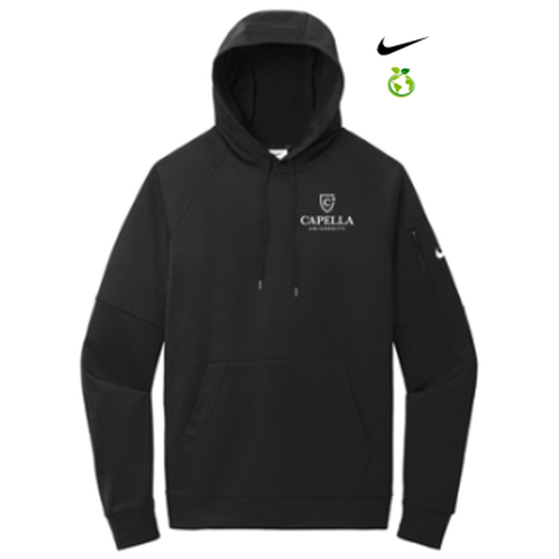 CAPELLA Nike Therma-FIT Pocket Pullover Fleece Hoodie - Black