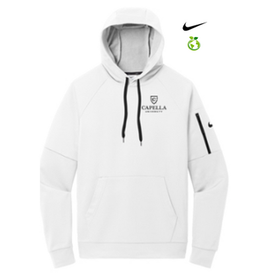 NEW Nike Therma-FIT Pocket Pullover Fleece Hoodie - White