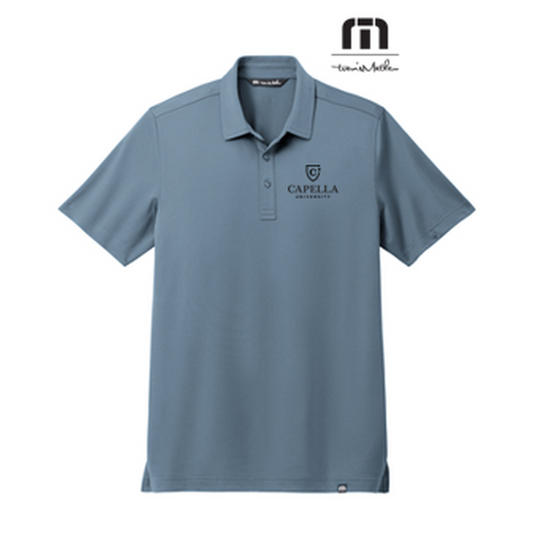 NEW TravisMathew Cabana Solid Polo - Light Denim Blue