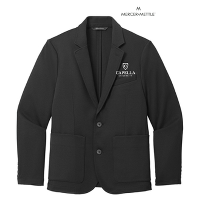 CAPELLA Mercer+Mettle™ Relaxed Knit Blazer - Deep Black