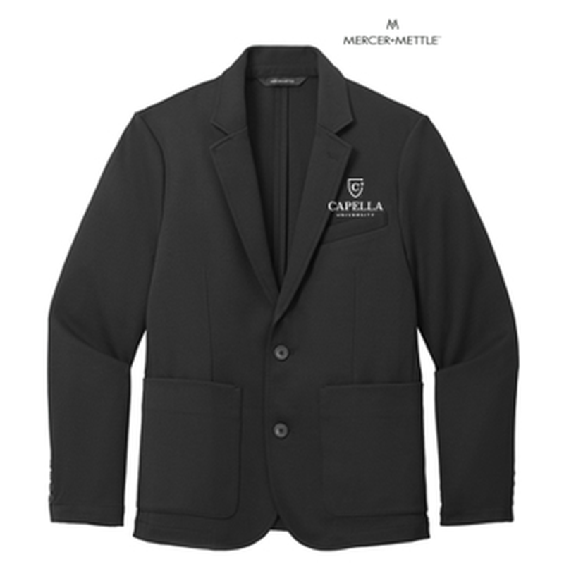 NEW Mercer+Mettle™ Relaxed Knit Blazer - Deep Black