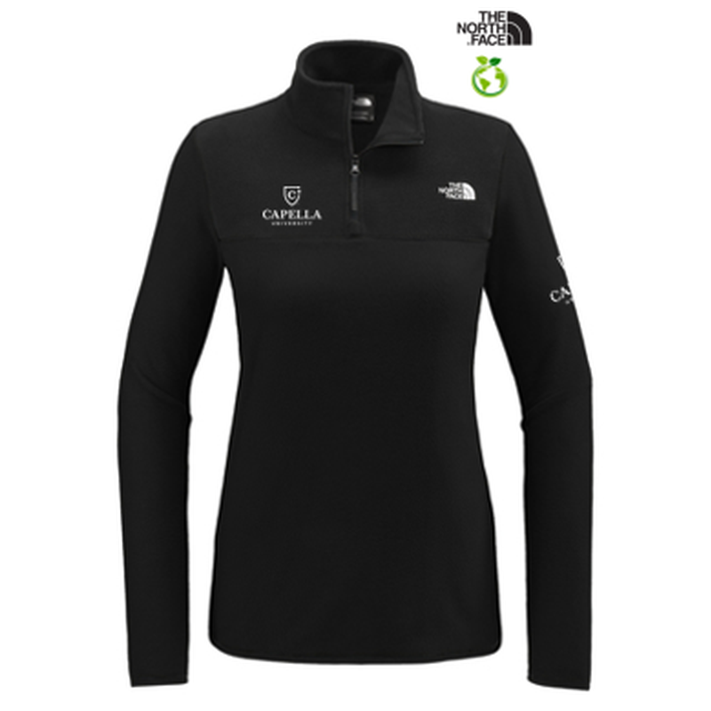 CAPELLA The North Face Ladies Glacier 1/4-Zip Fleece - TNF Black