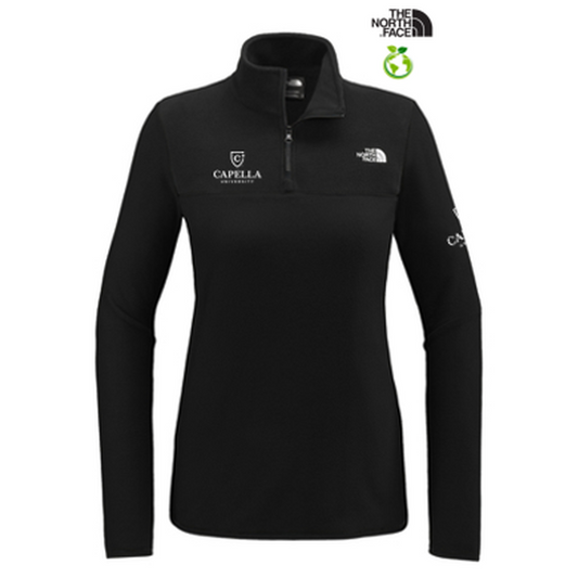 NEW The North Face Ladies Glacier 1/4-Zip Fleece - TNF Black