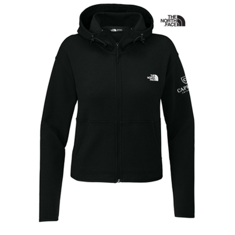 CAPELLA The North Face Ladies Double-Knit Full-Zip Hoodie - TNF Black