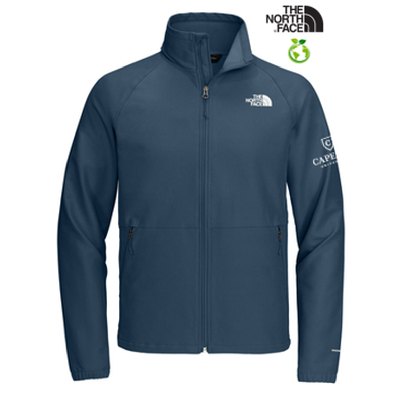 NEW The North Face® Barr Lake Soft Shell Jacket - Shady Blue Dark Heather