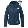 CAPELLA The North Face Ladies Barr Lake Hooded Soft Shell Jacket - Shady Blue Dark Heather