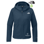 CAPELLA The North Face Ladies Barr Lake Hooded Soft Shell Jacket - Shady Blue Dark Heather