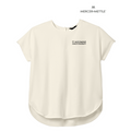 CAPELLA ALUMNI - Mercer+Mettle® Women's Stretch Crepe Crew - Ivory Chiffon