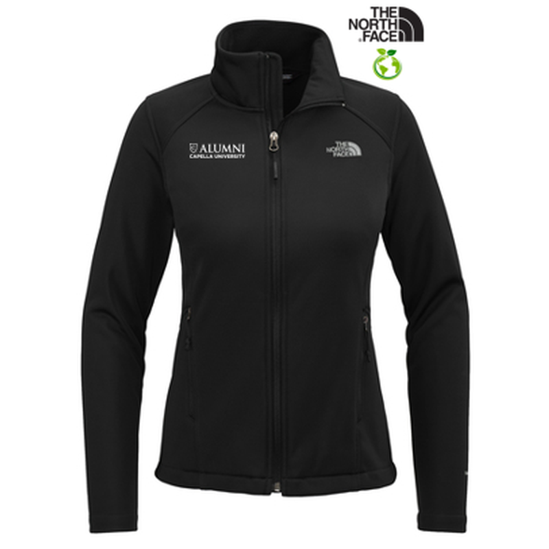 CAPELLA ALUMNI - The North Face® Ladies Chest Logo Ridgewall Soft Shell Jacket - TNF Black