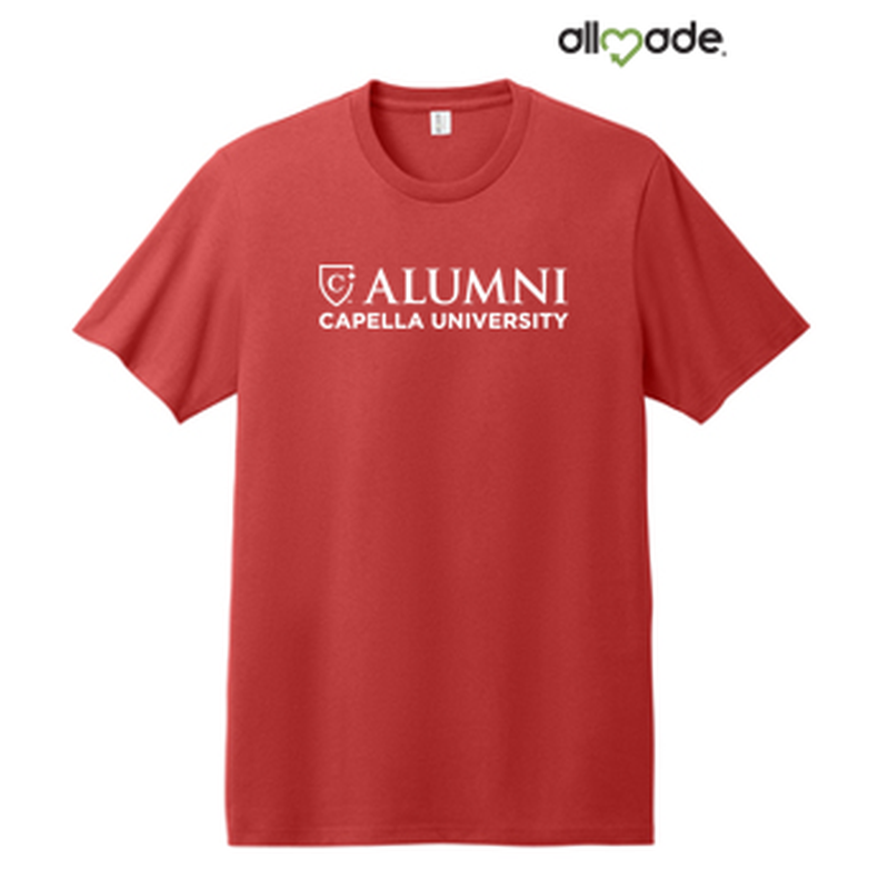 CAPELLA ALUMNI - Allmade® Unisex Heavyweight Recycled Cotton Tee - Beet Red