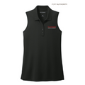 CAPELLA ALUMNI - Port Authority® Ladies Dry Zone® UV Micro-Mesh Sleeveless Polo - Deep Black