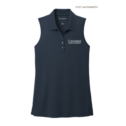 NEW CAPELLA ALUMNI - Port Authority® Ladies Dry Zone® UV Micro-Mesh Sleeveless Polo - River Blue Navy