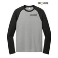 CAPELLA ALUMNI - Allmade® Unisex Tri-Blend Long Sleeve Colorblock Raglan - Deep Black/Aluminum Grey
