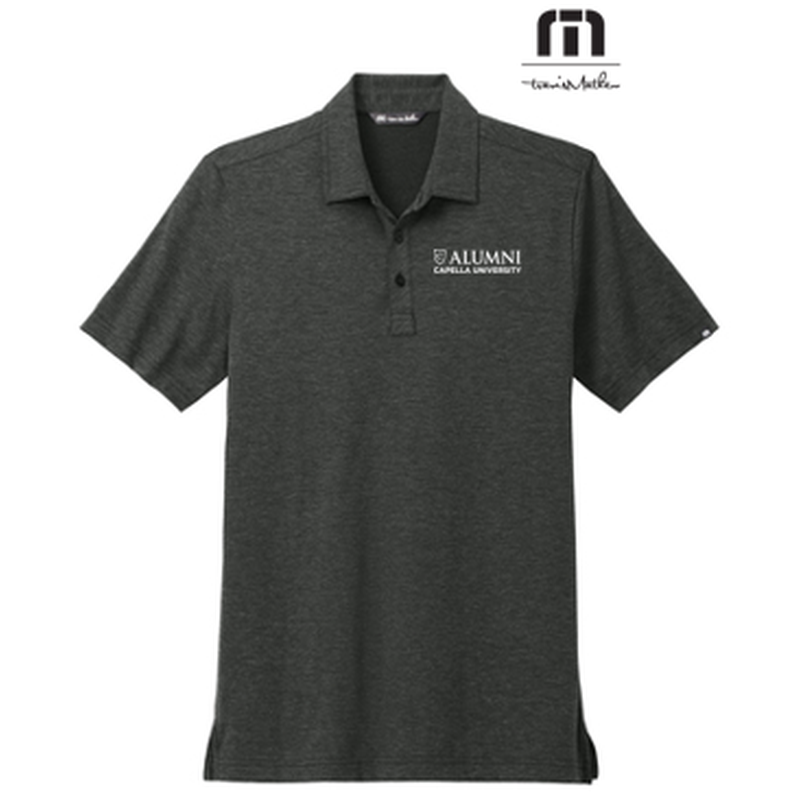 CAPELLA ALUMNI - TravisMathew Sunnyvale Polo - Black Heather