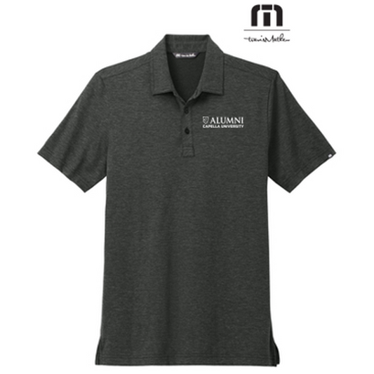 NEW CAPELLA ALUMNI - TravisMathew Sunnyvale Polo - Black Heather