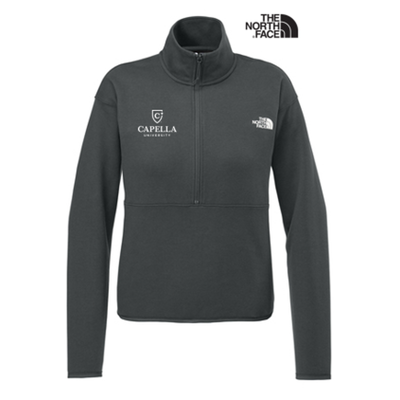 CAPELLA The North Face® Women’s Double-Knit 1/2-Zip Fleece - Asphalt Grey